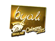 Sticker | byali (Gold) | Cologne 2015 image