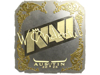Sticker | w0nderful (Gold) | Austin 2025 image
