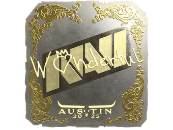 Sticker | w0nderful (Gold) | Austin 2025 image