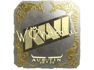 Sticker | w0nderful (Gold) | Austin 2025