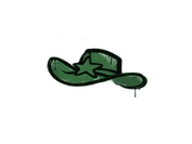 Sealed Graffiti | Sheriff (Jungle Green) image