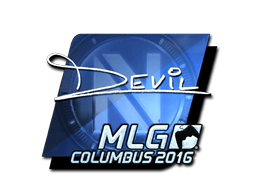 Sticker | DEVIL (Foil) | MLG Columbus 2016 image
