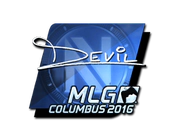 Sticker | DEVIL (Foil) | MLG Columbus 2016 image