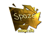 Sticker | spaze (Gold) | Cologne 2016 image