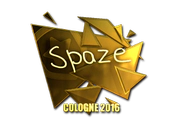 Sticker | spaze (Gold) | Cologne 2016 image