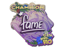 Sticker | fame (Champion) | Rio 2022 image
