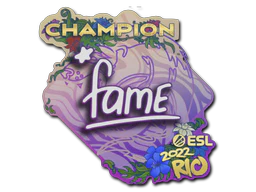 Sticker | fame (Champion) | Rio 2022 image