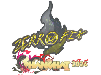 Sticker | zeRRoFIX (Glitter) | Shanghai 2024 image