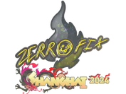 Sticker | zeRRoFIX (Glitter) | Shanghai 2024 image