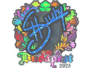 Sticker | siuhy (Holo) | Budapest 2025