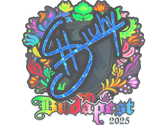 Sticker | siuhy (Holo) | Budapest 2025 image