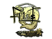 Sticker | FL1T (Gold) | Antwerp 2022 image