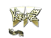 Sticker | KRIMZ (Gold) | Paris 2023 image