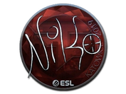 Sticker | NiKo (Foil) | Katowice 2019 image