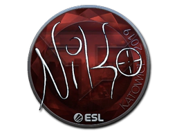 Sticker | NiKo (Foil) | Katowice 2019 image