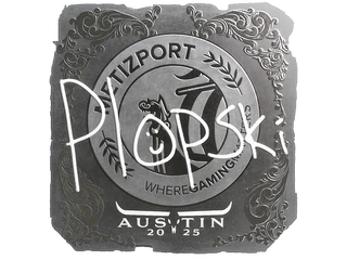 Sticker | Plopski (Foil) | Austin 2025