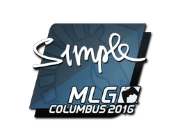 Sticker | s1mple | MLG Columbus 2016 image