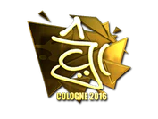 Sticker | chrisJ (Gold) | Cologne 2016 image