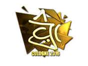 Sticker | chrisJ (Gold) | Cologne 2016 image