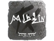 Sticker | mlhzin (Foil) | Austin 2025 image