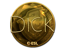 Sticker | DickStacy (Gold) | Katowice 2019 image