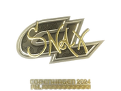 Sticker | Snax (Gold) | Copenhagen 2024 image