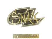 Sticker | Snax (Gold) | Copenhagen 2024 image