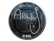 Sticker | ableJ (Foil) | Katowice 2019 image