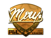 Sticker | mou (Gold) | Krakow 2017 image