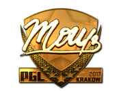 Sticker | mou (Gold) | Krakow 2017 image