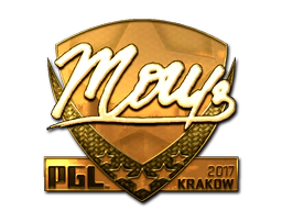 Sticker | mou (Gold) | Krakow 2017 image