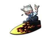 Sticker | Blaze Surf K (Foil) image