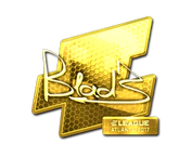 Sticker | B1ad3 (Gold) | Atlanta 2017 image