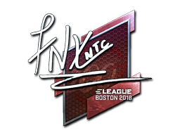 Sticker | fnx (Foil) | Boston 2018 image