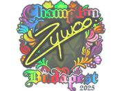 Sticker | ZywOo (Holo, Champion) | Budapest 2025 image