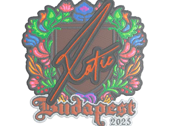 Sticker | XotiC (Embroidered) | Budapest 2025 image