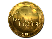 Sticker | Freeman (Gold) | Katowice 2019 image
