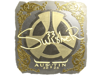 Sticker | Swisher (Gold) | Austin 2025 image