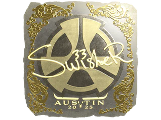 Sticker | Swisher (Gold) | Austin 2025