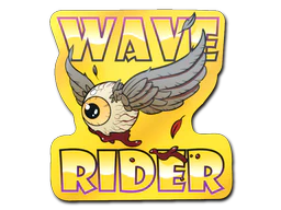 Sticker | Fools Gold Wave Rider image