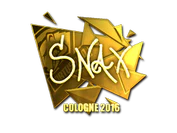 Sticker | Snax (Gold) | Cologne 2016 image