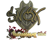 Sticker | Snax (Gold) | Shanghai 2024 image