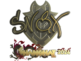 Sticker | Snax (Gold) | Shanghai 2024 image