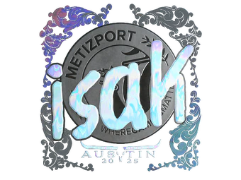 Sticker | isak (Holo) | Austin 2025 image