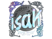 Sticker | isak (Holo) | Austin 2025 image