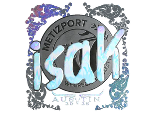 Sticker | isak (Holo) | Austin 2025