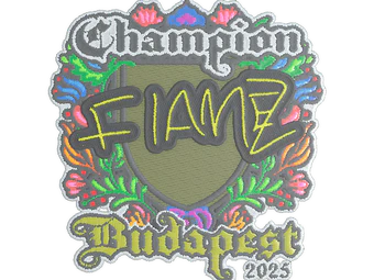 Sticker | FlameZ (Embroidered, Champion) | Budapest 2025 image