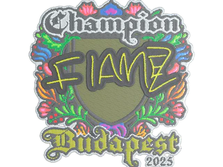 Sticker | FlameZ (Embroidered, Champion) | Budapest 2025