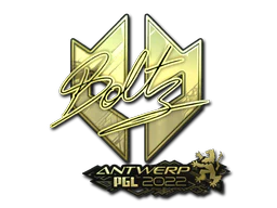 Sticker | boltz (Gold) | Antwerp 2022 image