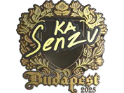 Sticker | Senzu (Gold) | Budapest 2025 image
